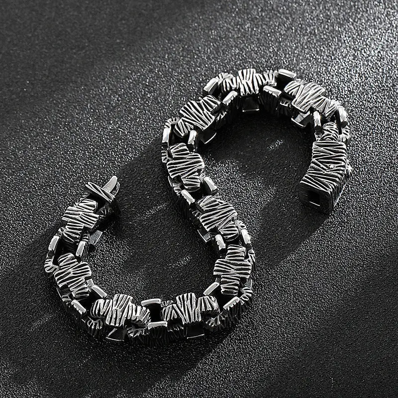 Traces of Vicissitudes Stainless Steel Bracelet VRAFI