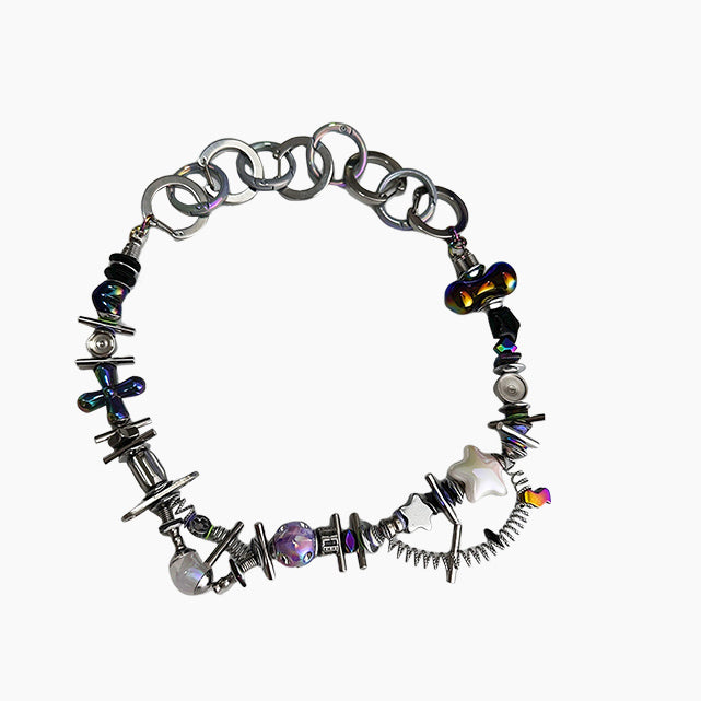 Trendy Colorful Bead Necklace