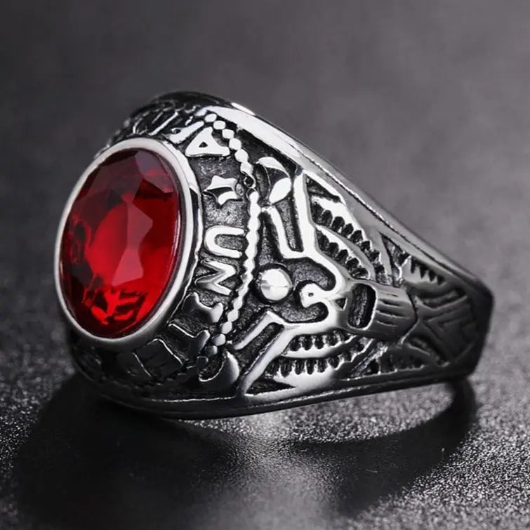 US Army Gemstone Ring - Vrafi Jewelry