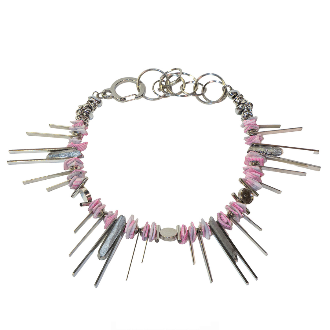 Natural Shell Bead Becklace