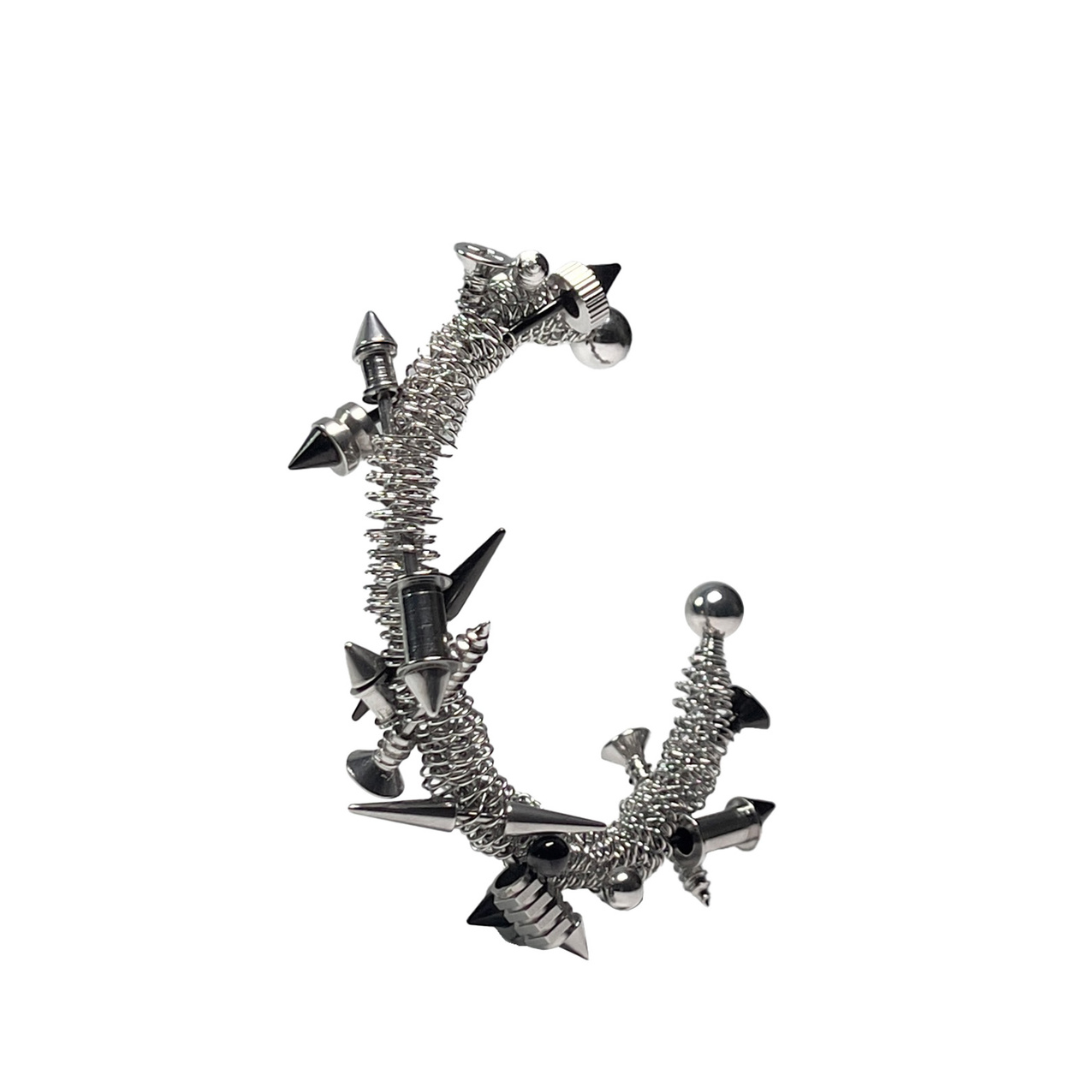 Willow Rivet Mechanical Open Bracelet