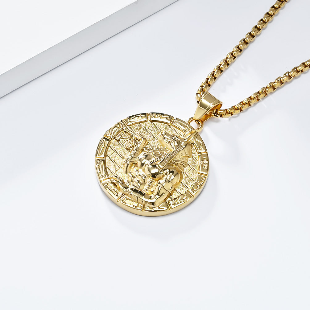 Vintage Anubis Egyptian Mythology Pendant