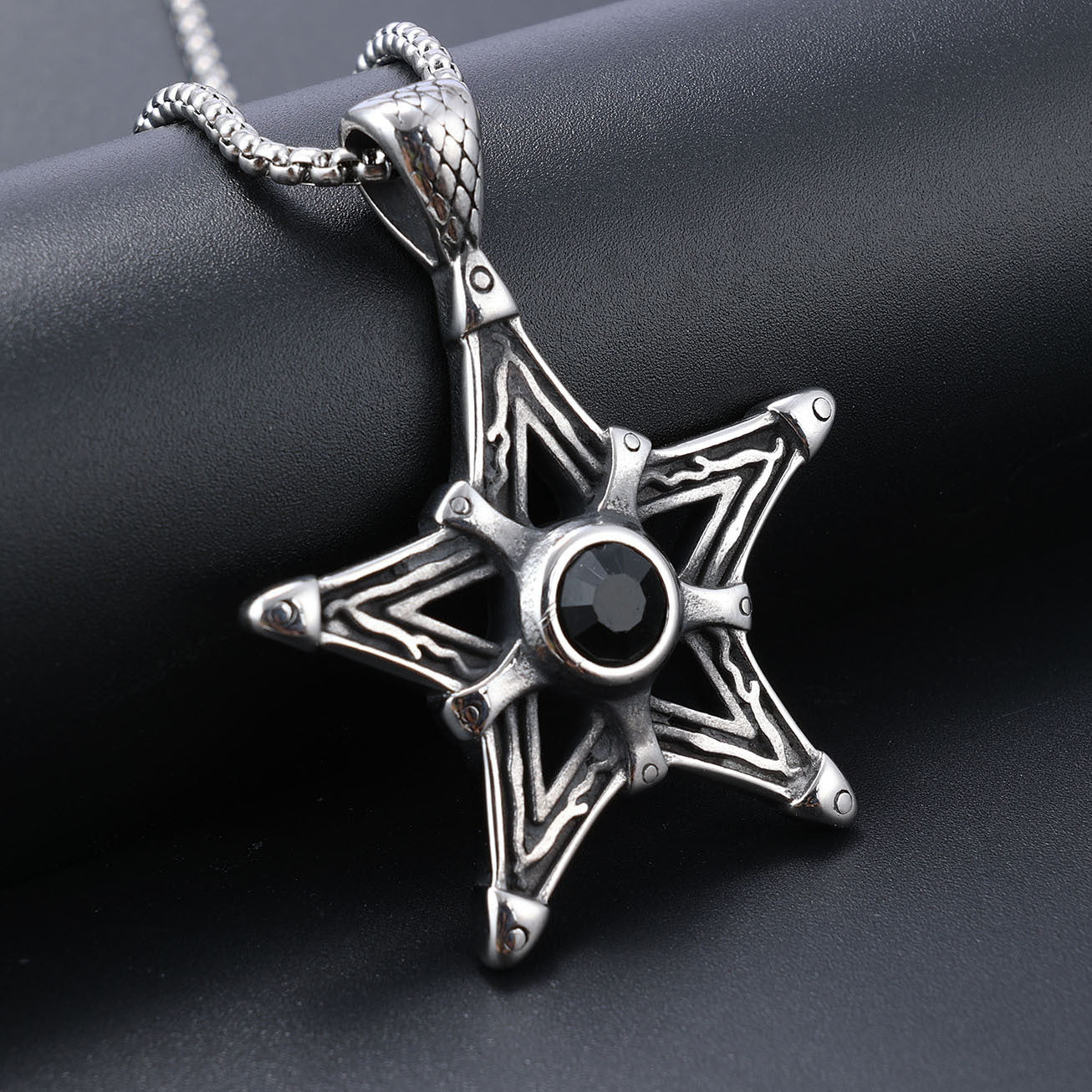 Vintage Sun, Moon and Star Pendant
