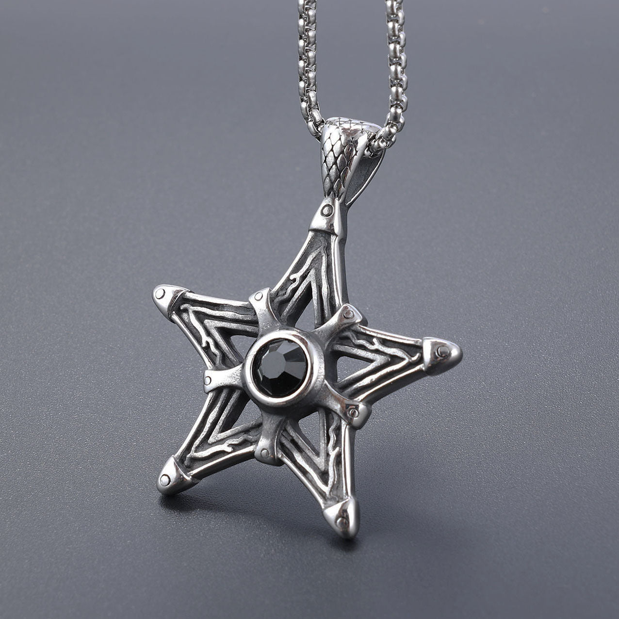 Vintage Sun, Moon and Star Pendant