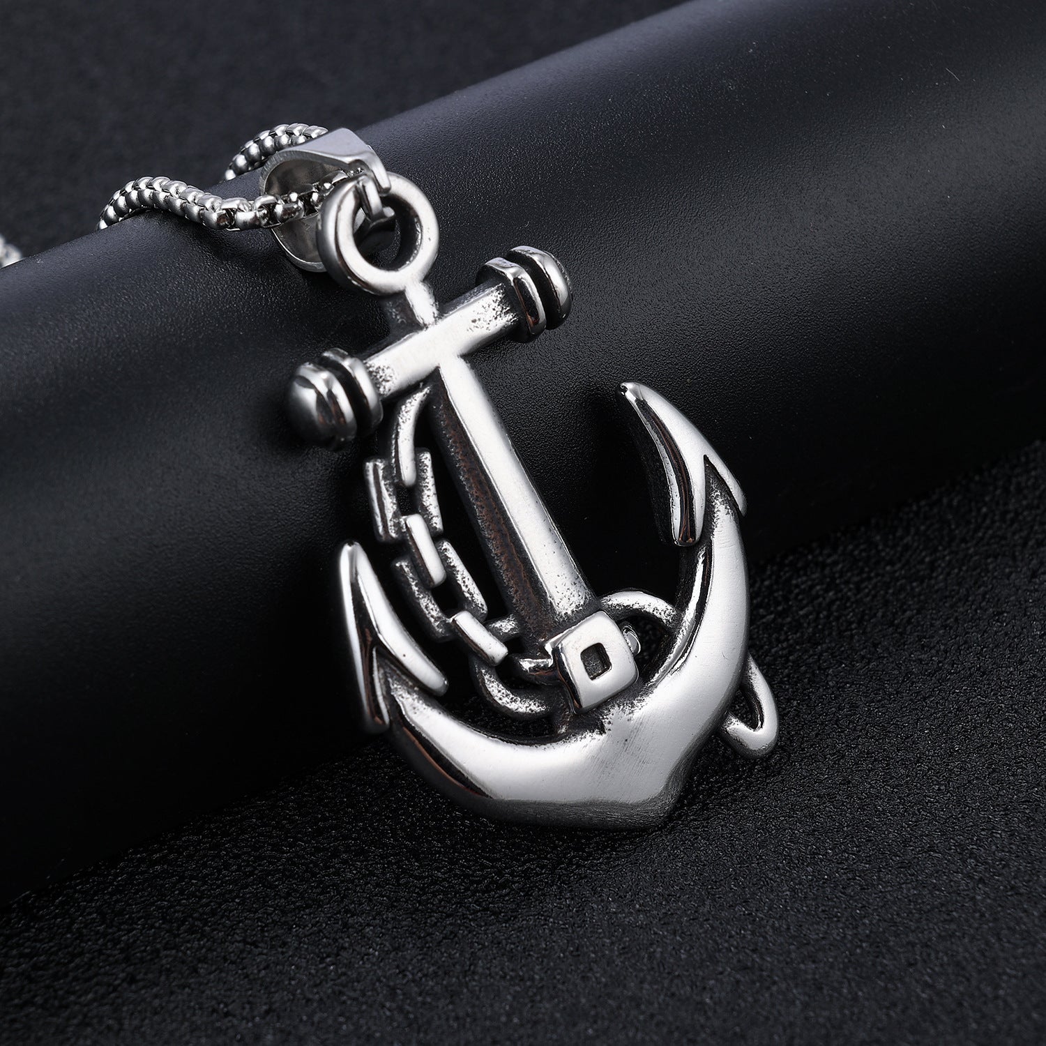 Vintage Wrapped Ancient Anchor Men's Pendant