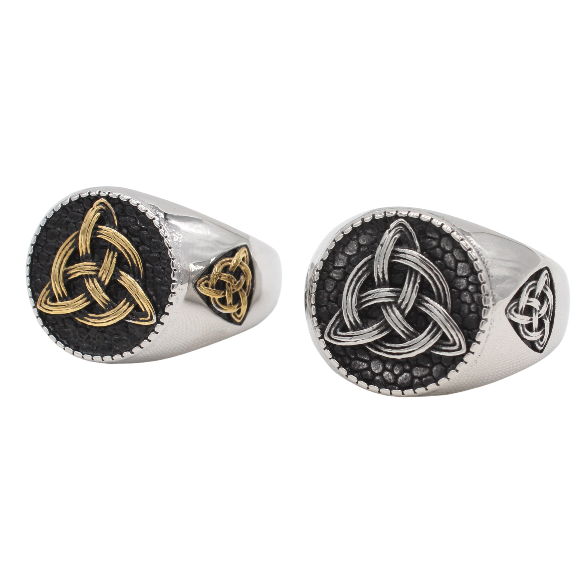 Celtic Trinity Knot Stainless Steel Ring