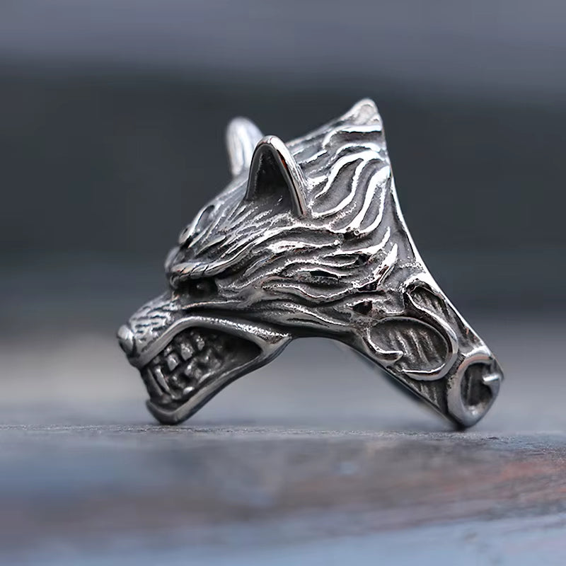 Texture Fiore Con Anello In Acciaio Inox Smaltato