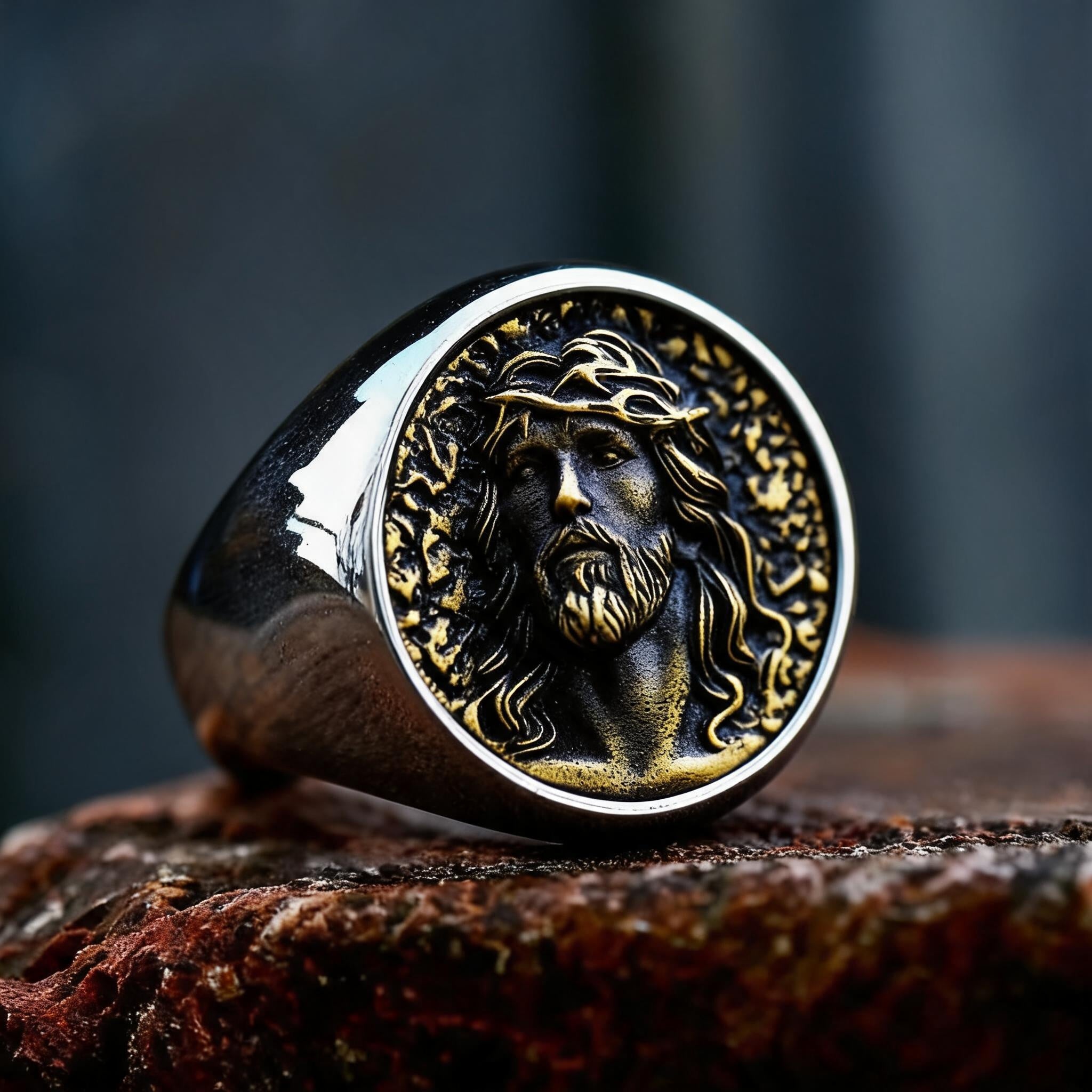Savior Jesus Portrait Ring