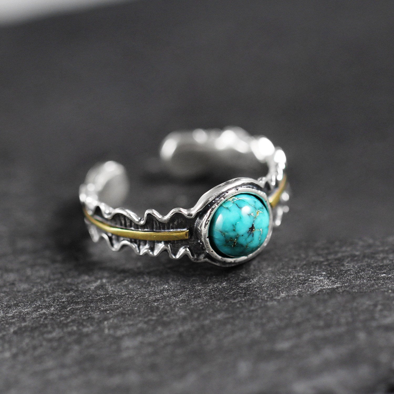 Bague en acier inoxydable en forme de corps 3D