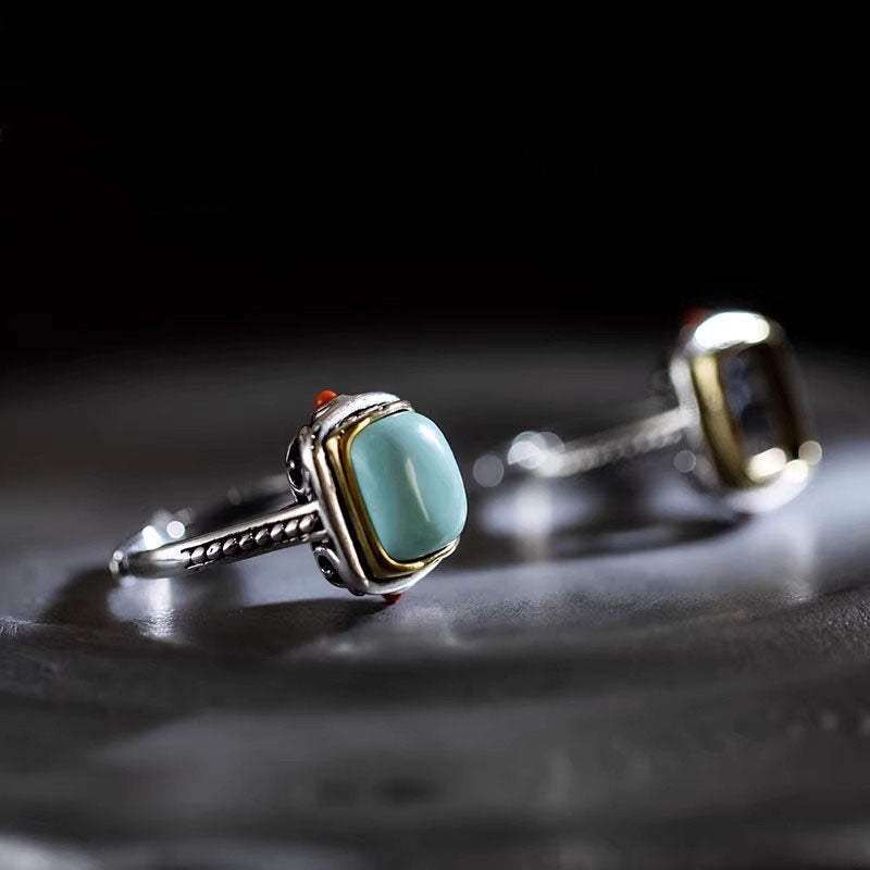 Anillo de acero inoxidable con forma de cuerpo 3D