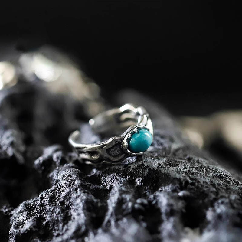 Bague en acier inoxydable en forme de corps 3D
