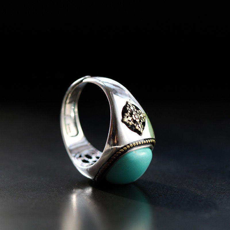 Anillo de acero inoxidable con forma de cuerpo 3D