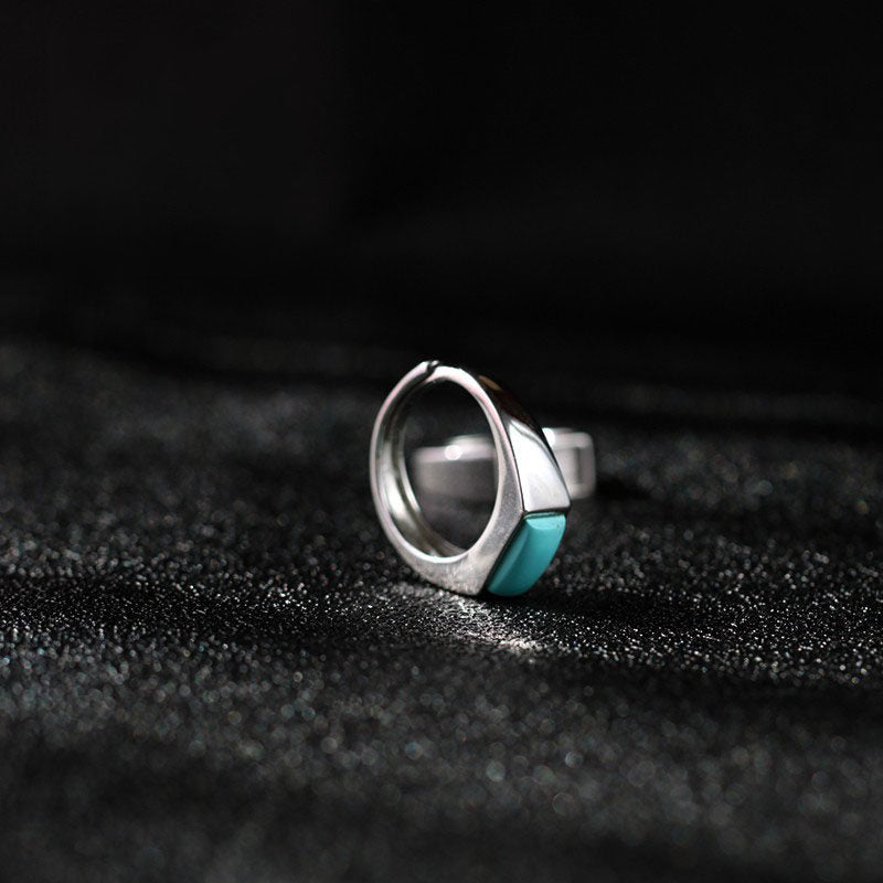 Bague en acier inoxydable en forme de corps 3D