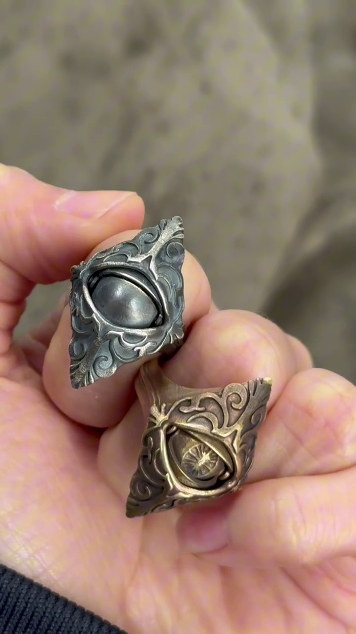 Blinking All Seeing Eye Ring