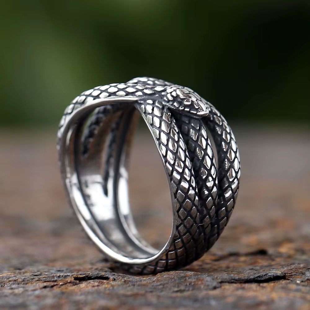 Textura De Flor Con Anillo De Acero Inoxidable Esmaltado