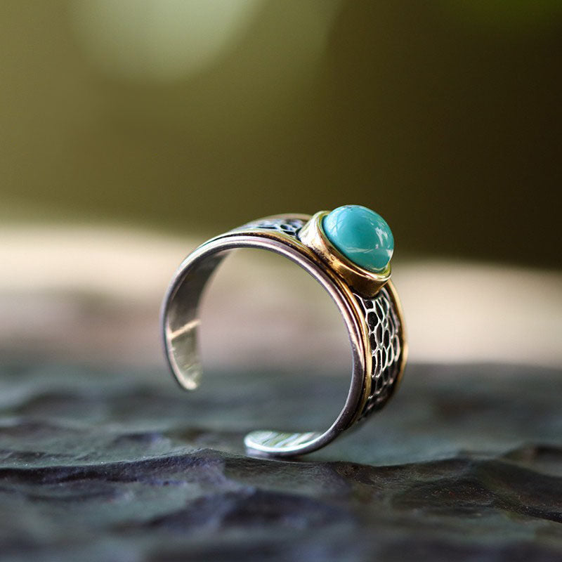 Anillo de acero inoxidable con forma de cuerpo 3D