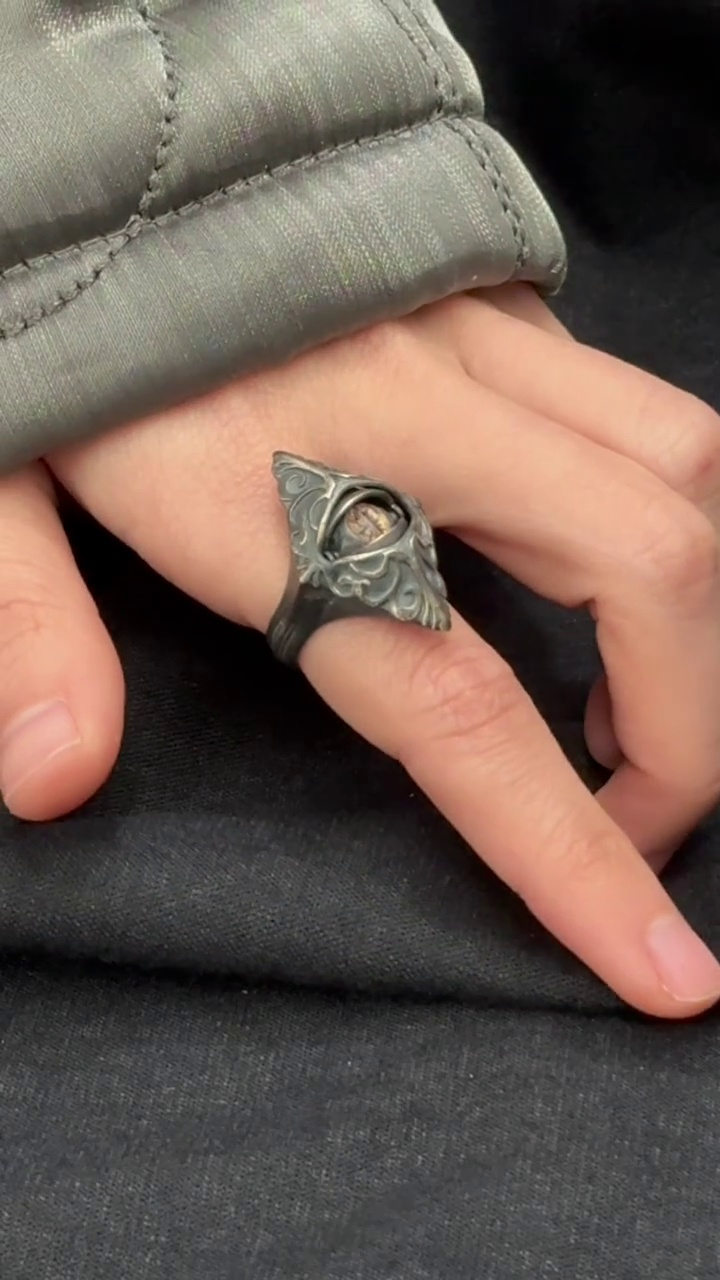Blinking All Seeing Eye Ring