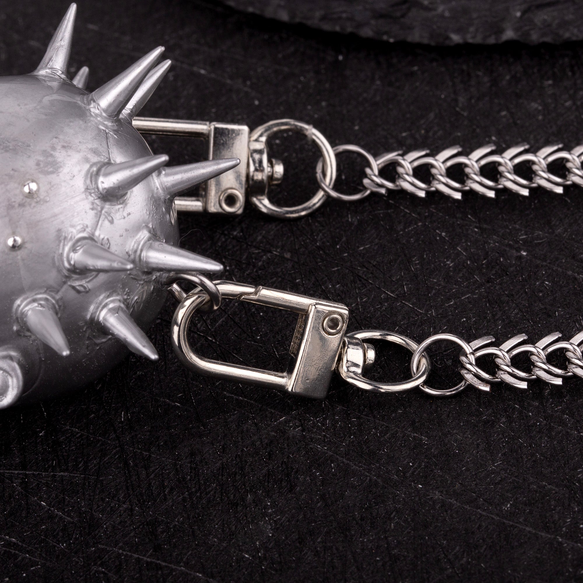 Futuristic Punk Titanium Steel Bone Chain