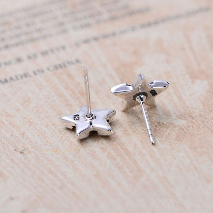 Simple Pentagram Stud Earrings