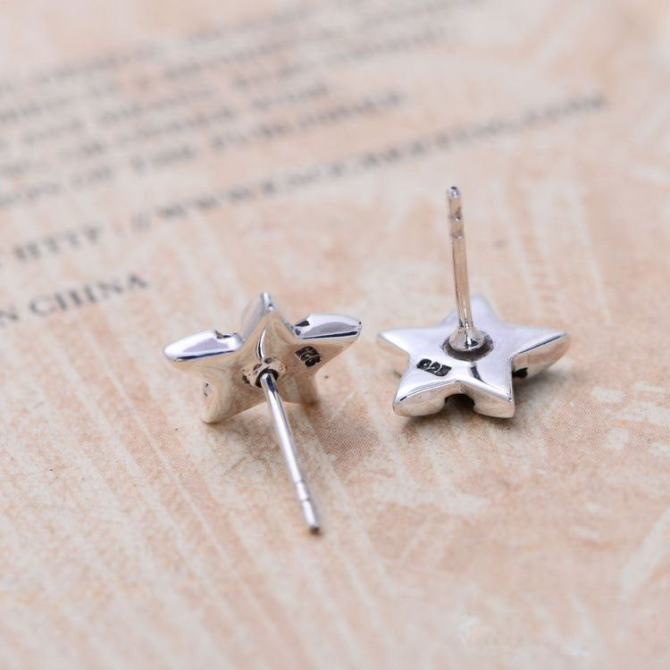 Simple Pentagram Stud Earrings