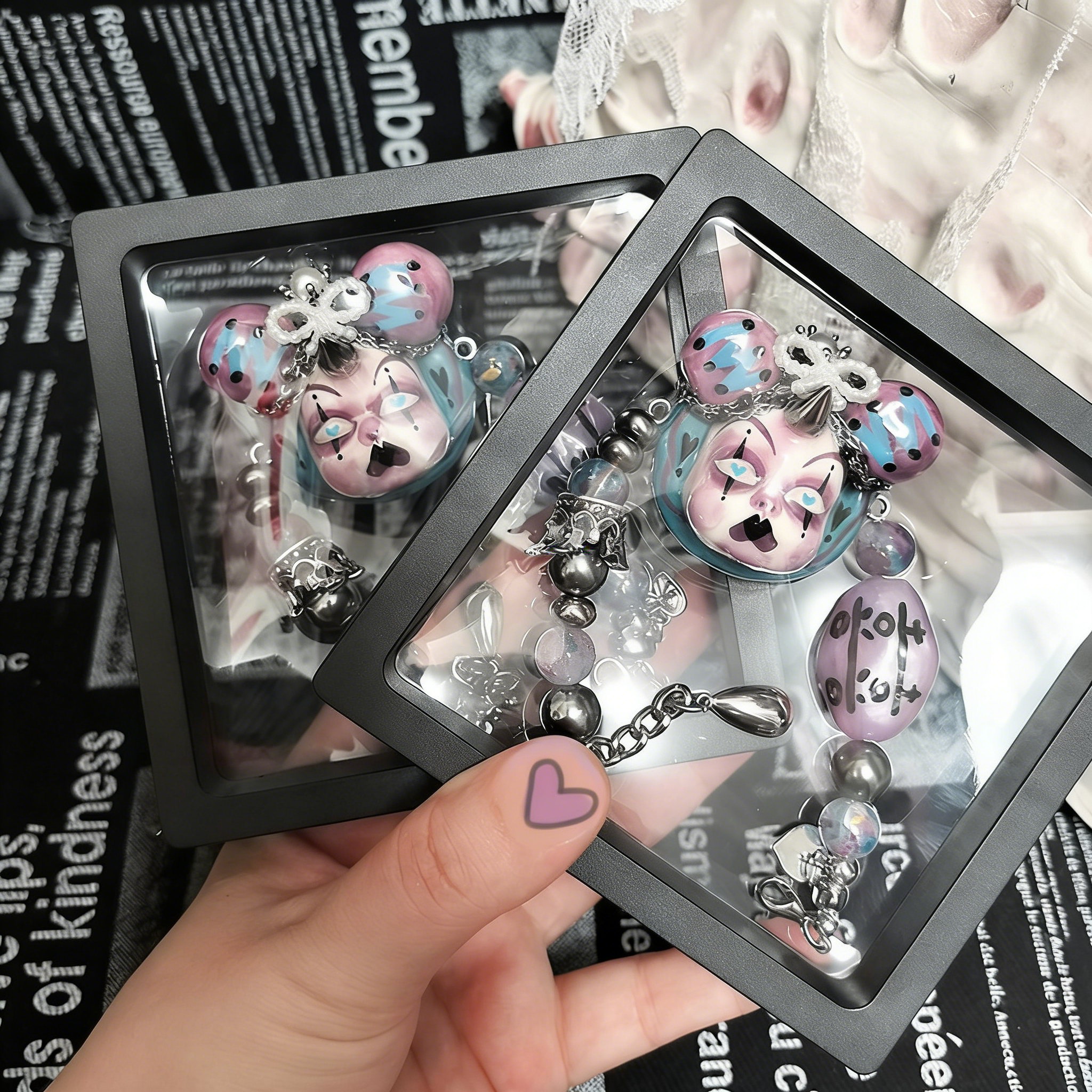 Purple Illusion Twin Buns Bracelet