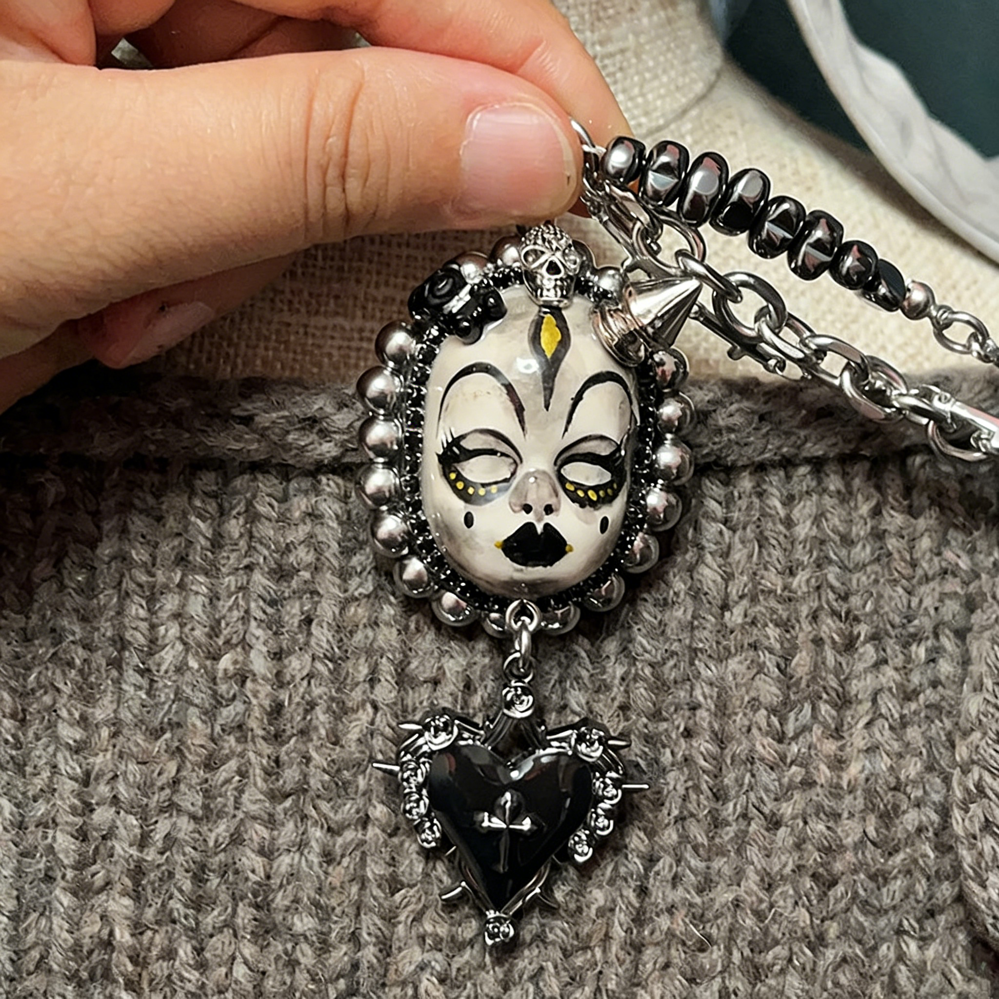 Black Heart Nightmare Slumber Necklace