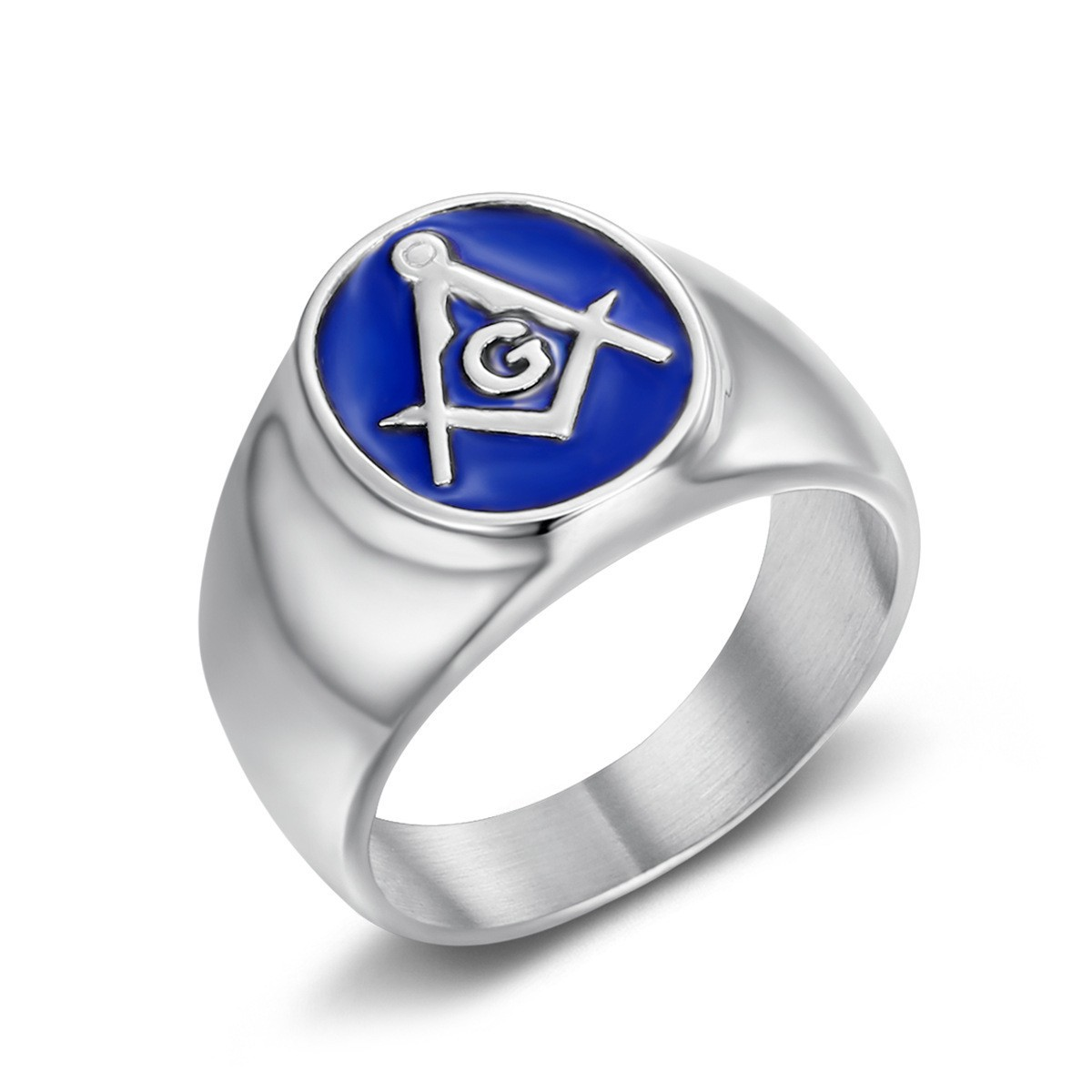 Textura De Flor Con Anillo De Acero Inoxidable Esmaltado