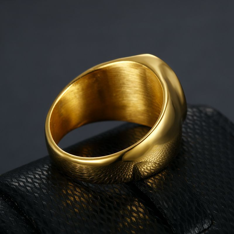 Textura De Flor Con Anillo De Acero Inoxidable Esmaltado