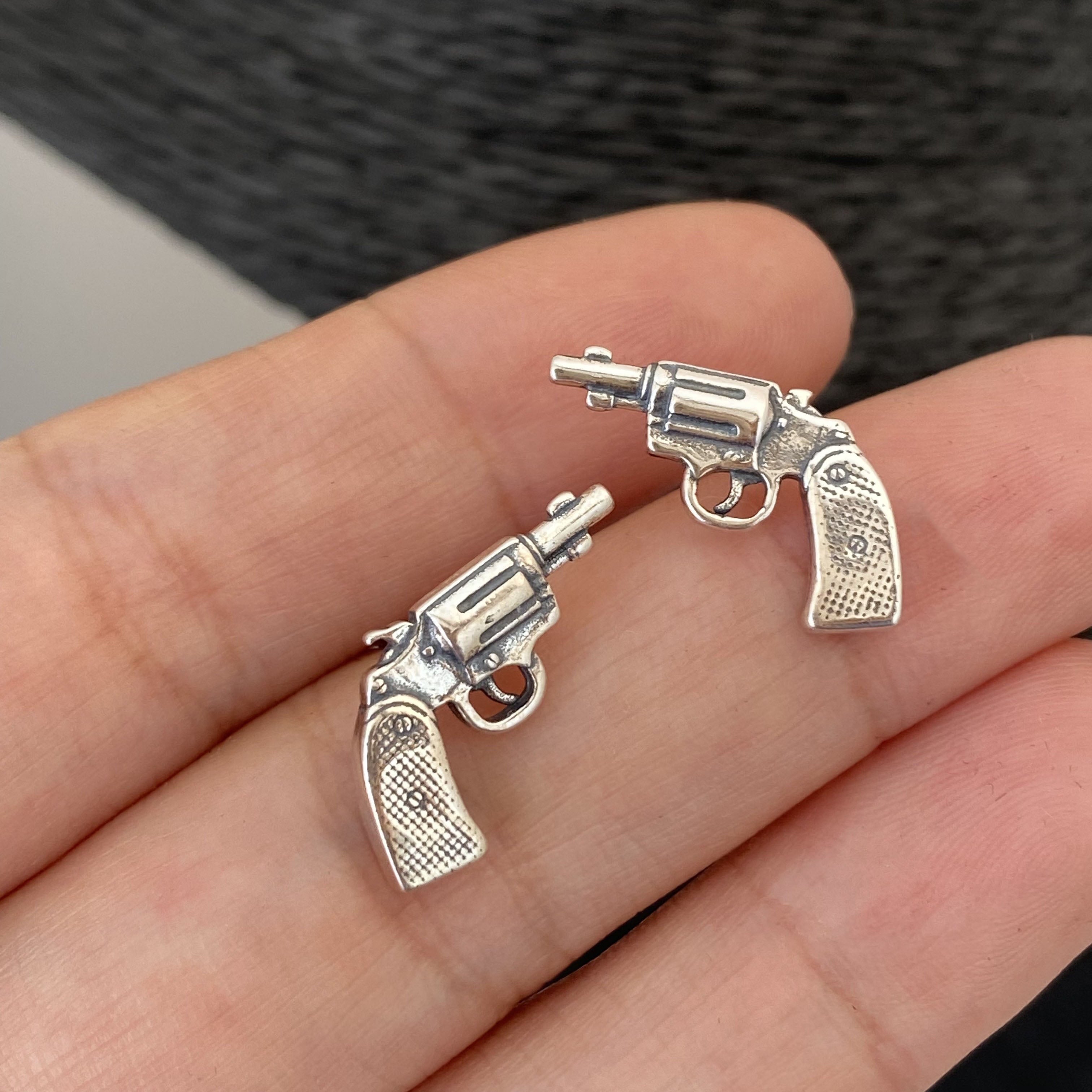 Handgun Stud Earrings