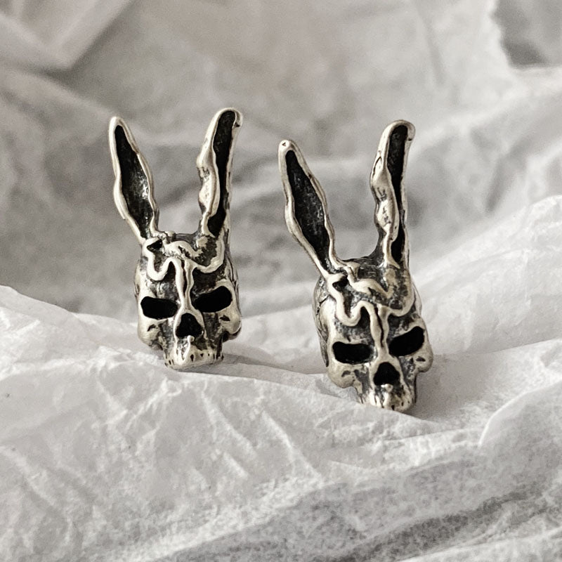 Skull Crown Stud Earrings