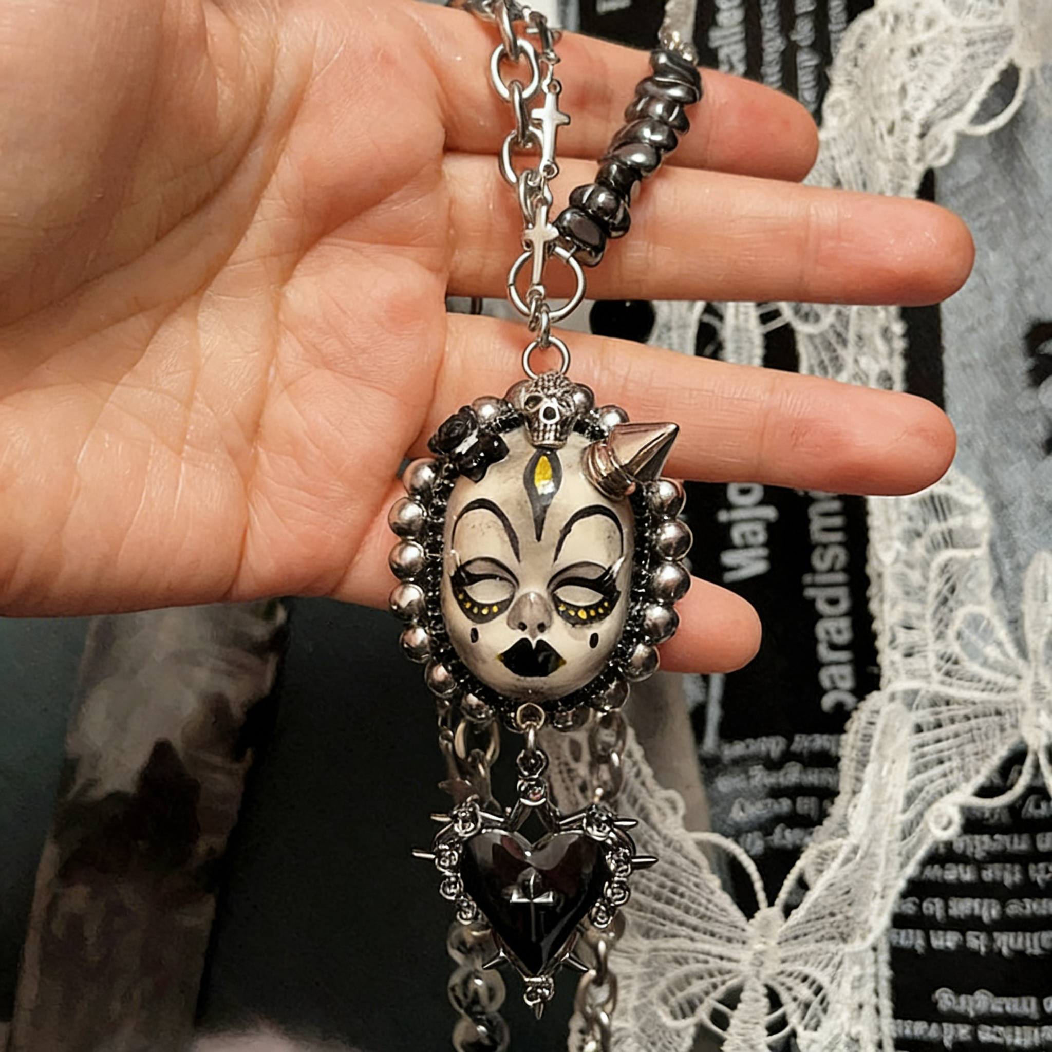 Black Heart Nightmare Slumber Necklace