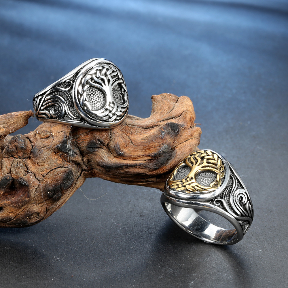 Texture Fiore Con Anello In Acciaio Inox Smaltato
