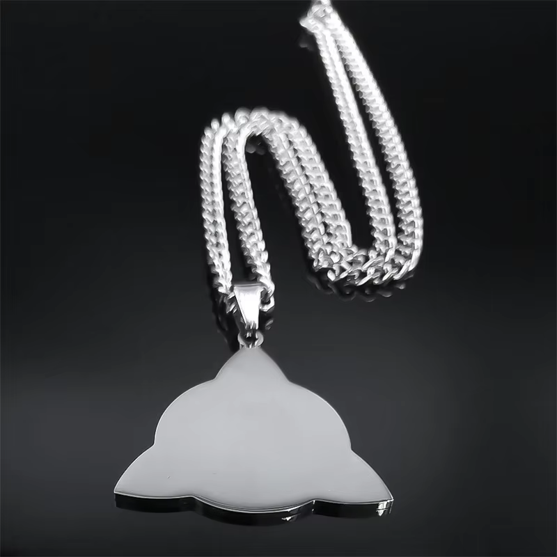 Celtic Triquetra Wiccan Stainless Steel Pendant Necklace