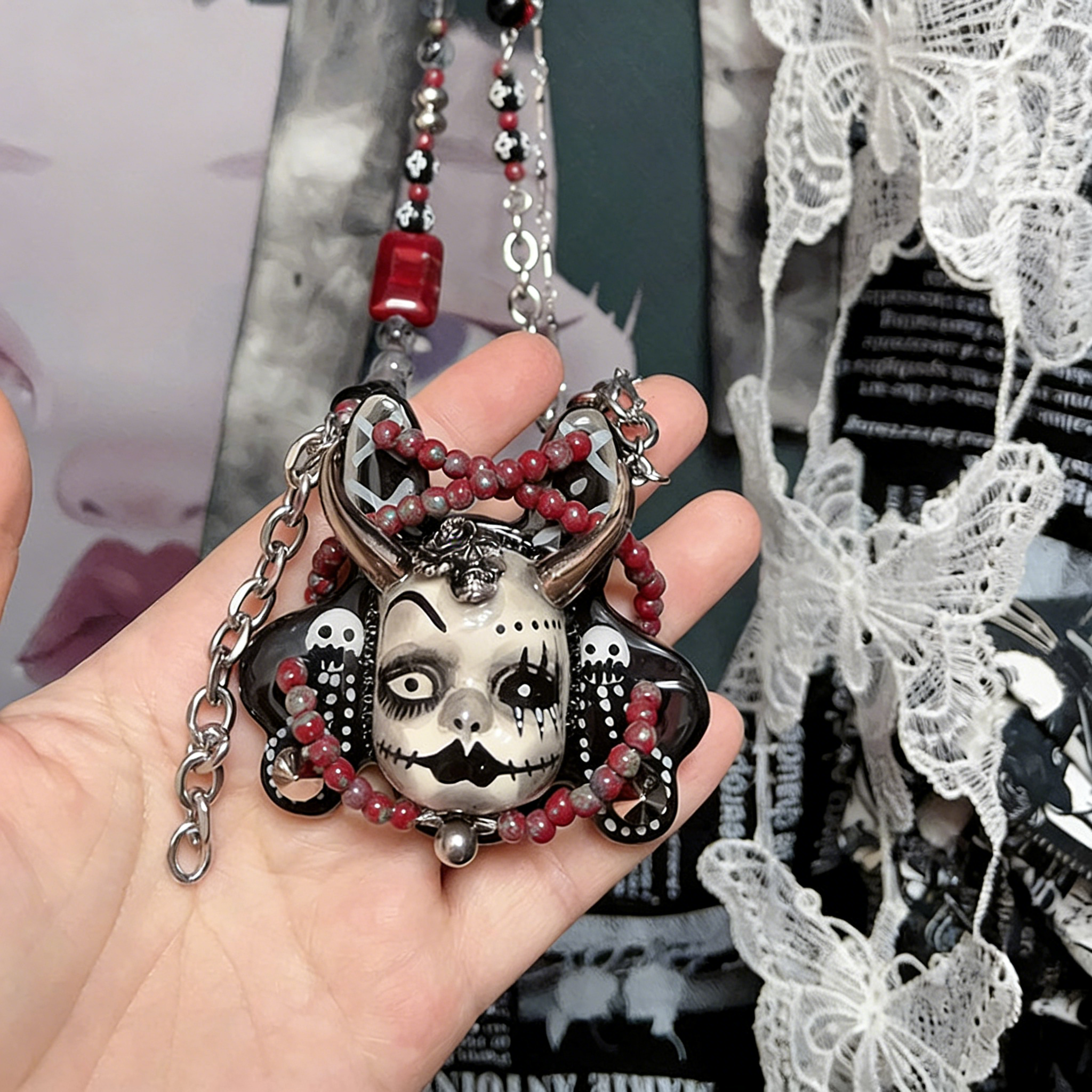 Dark Graffiti Necklace