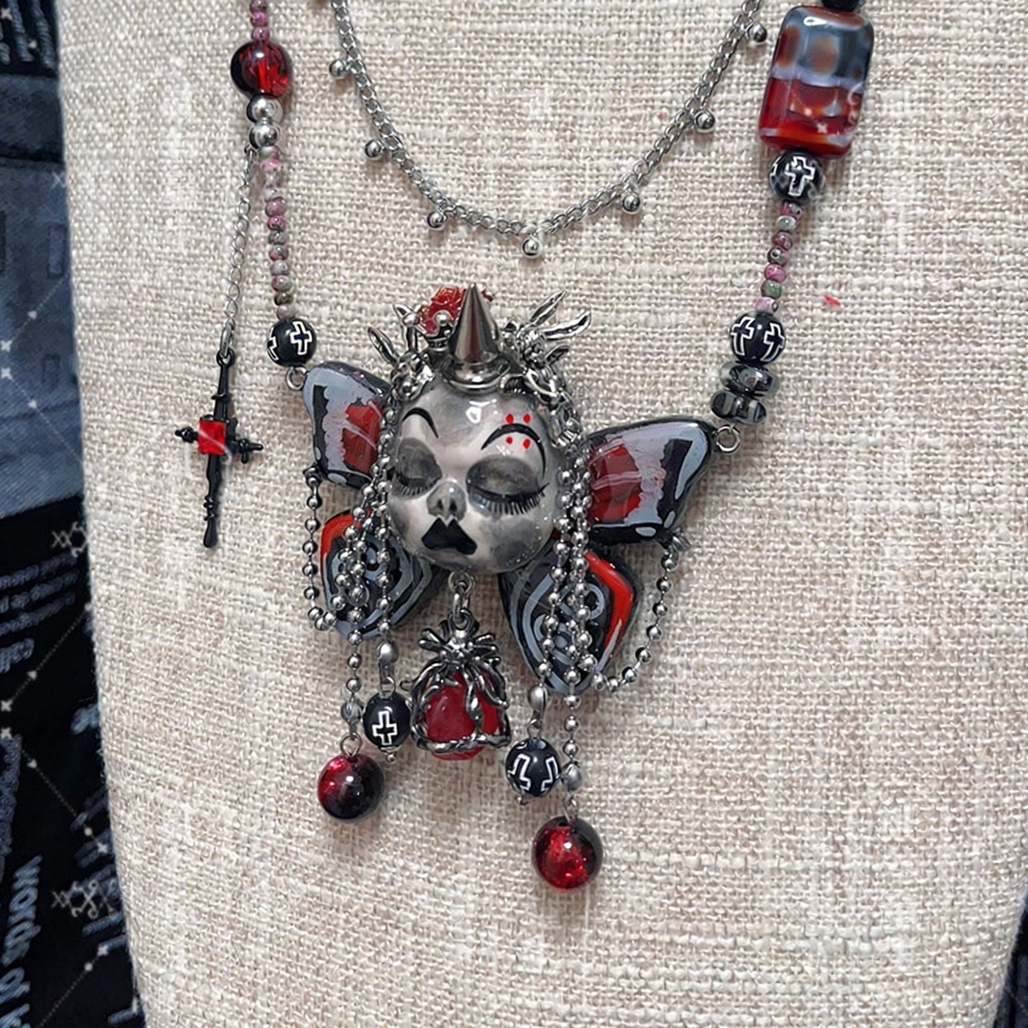 Dark Wing Slumber Demon Necklace