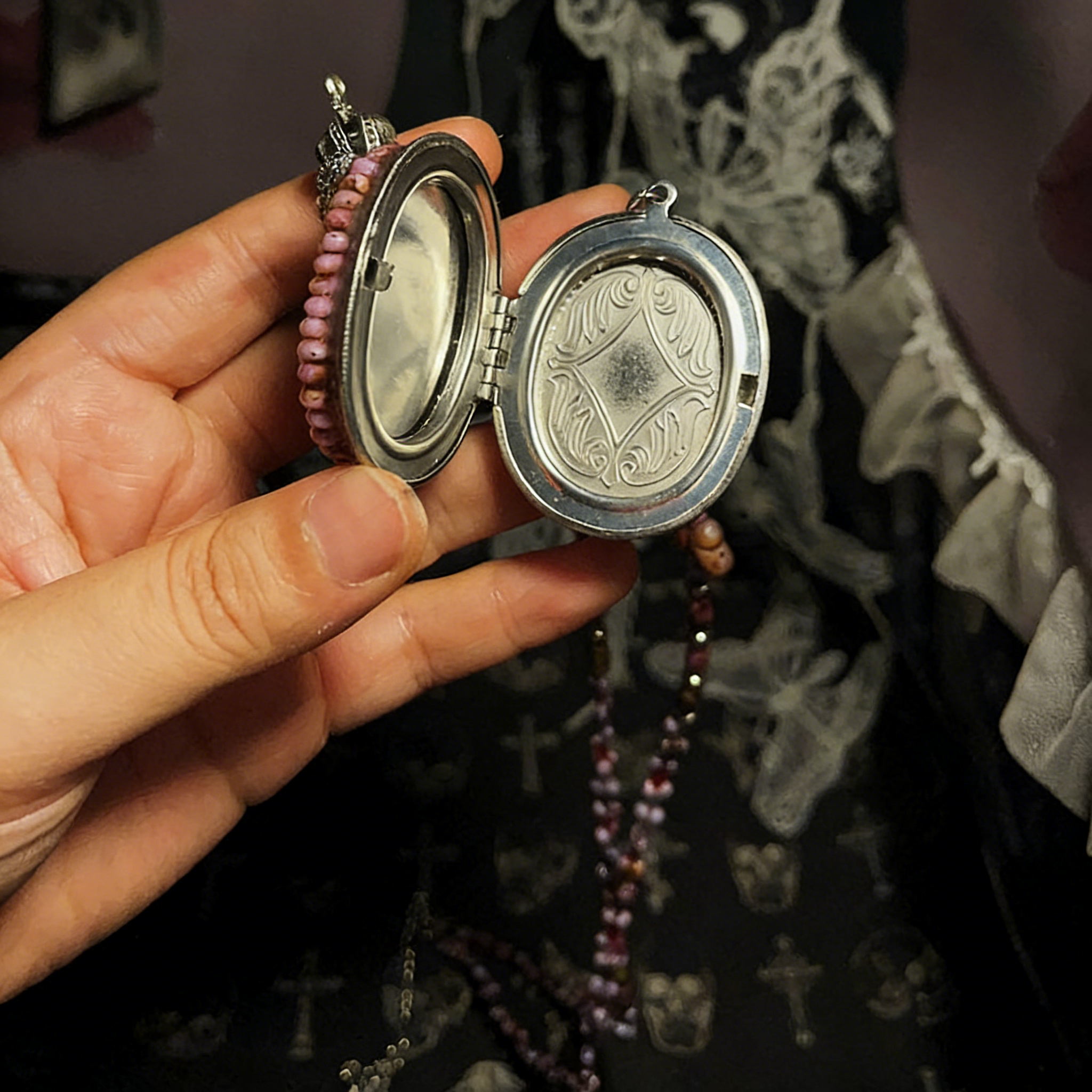 Crown Gothic Doll Necklace