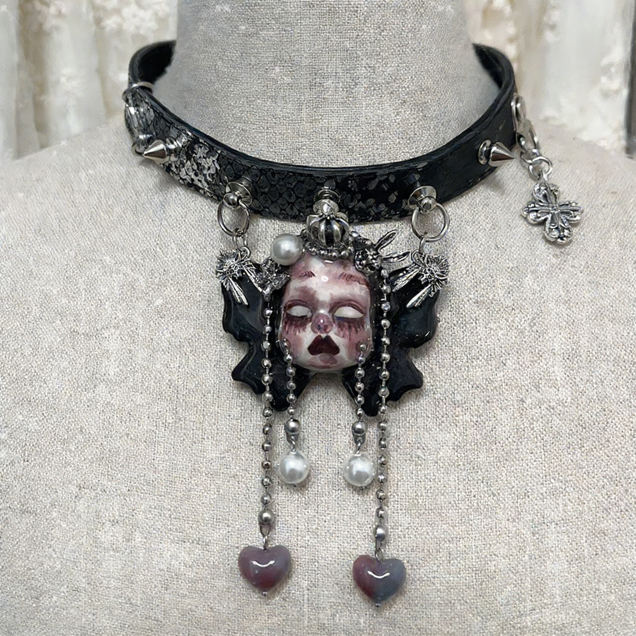 Butterfly Crown Tear Choker