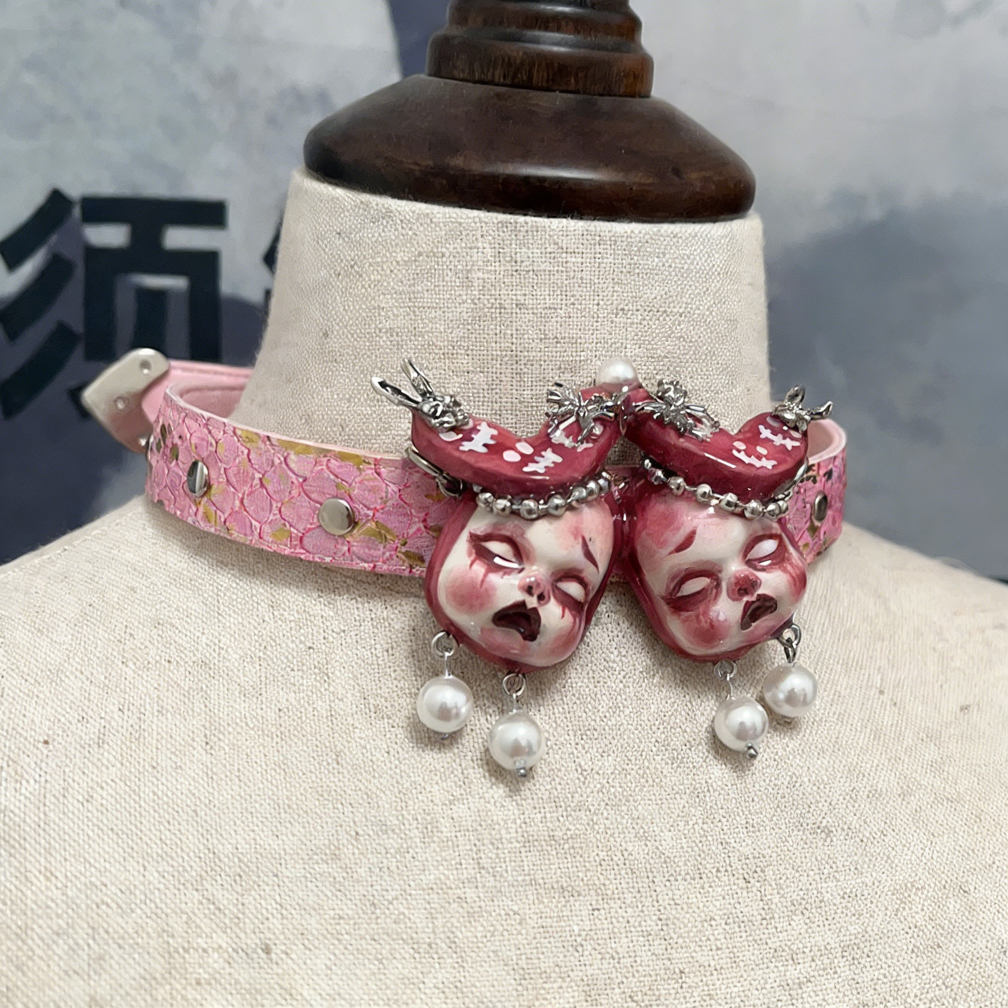 Pink Bunny Twin Choker