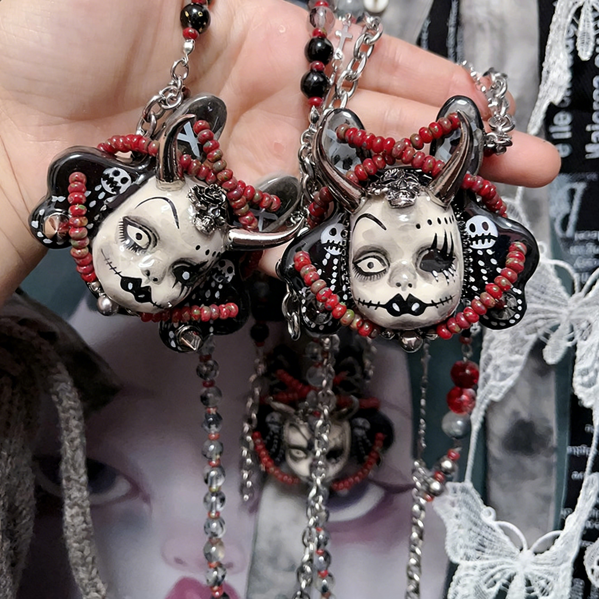 Dark Graffiti Necklace