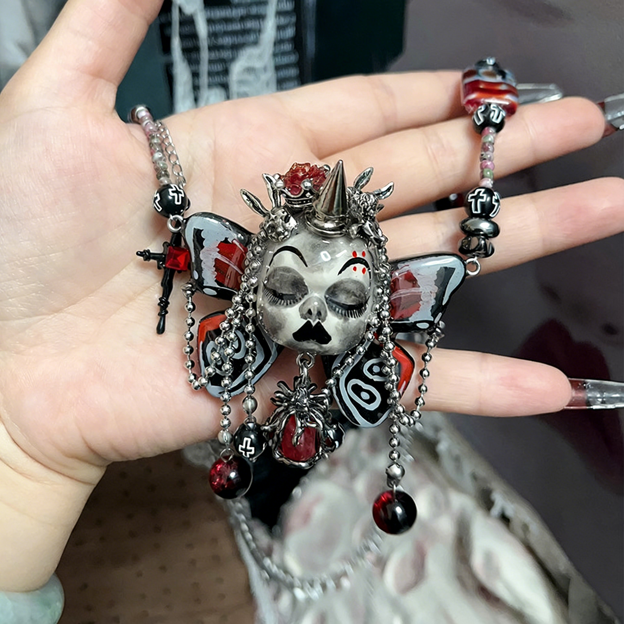 Dark Wing Slumber Demon Necklace