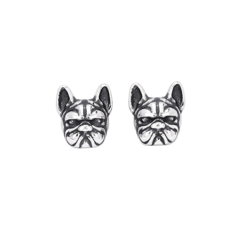 Bulldog Stud Earrings