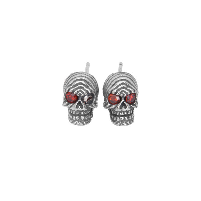 Simple Skull Stud Earrings