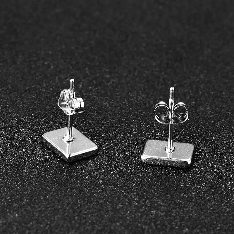 Ace of Spades Stud Earrings - Vrafi Jewelry