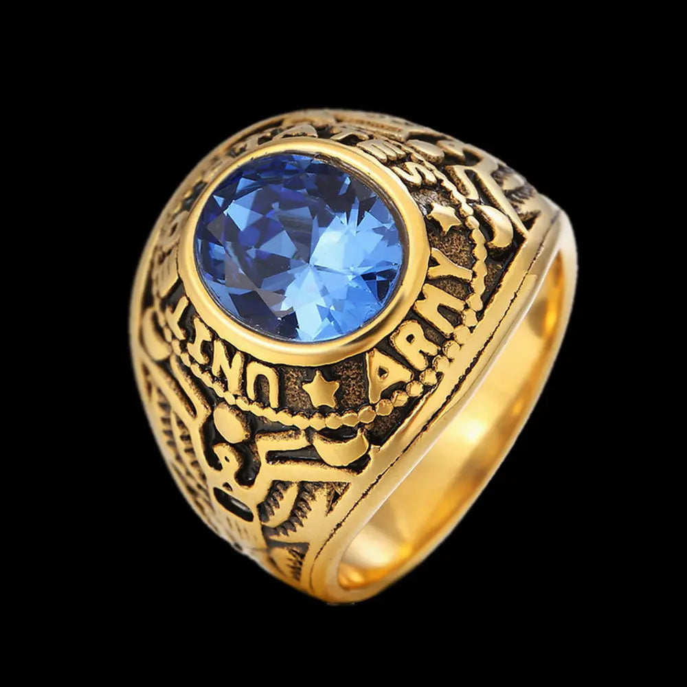 American Soldier Double Eagle Ring - Vrafi Jewelry