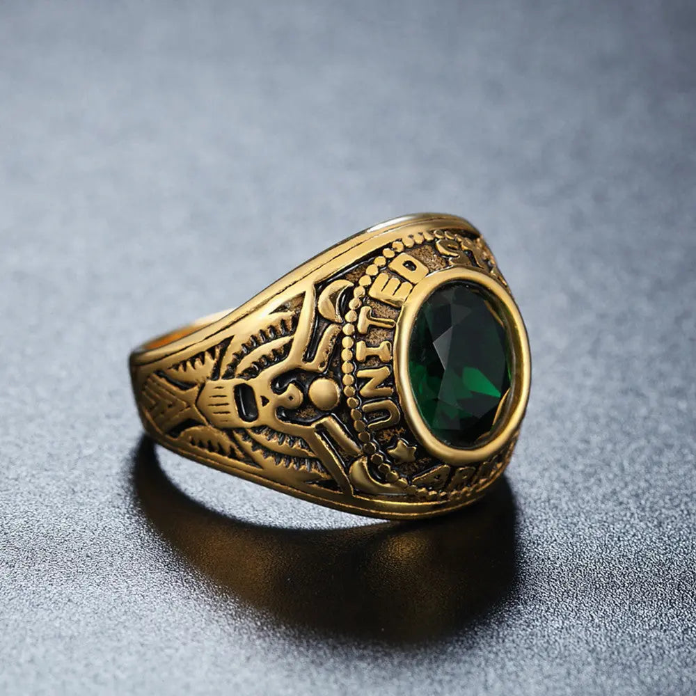 American Soldier Double Eagle Ring - Vrafi Jewelry