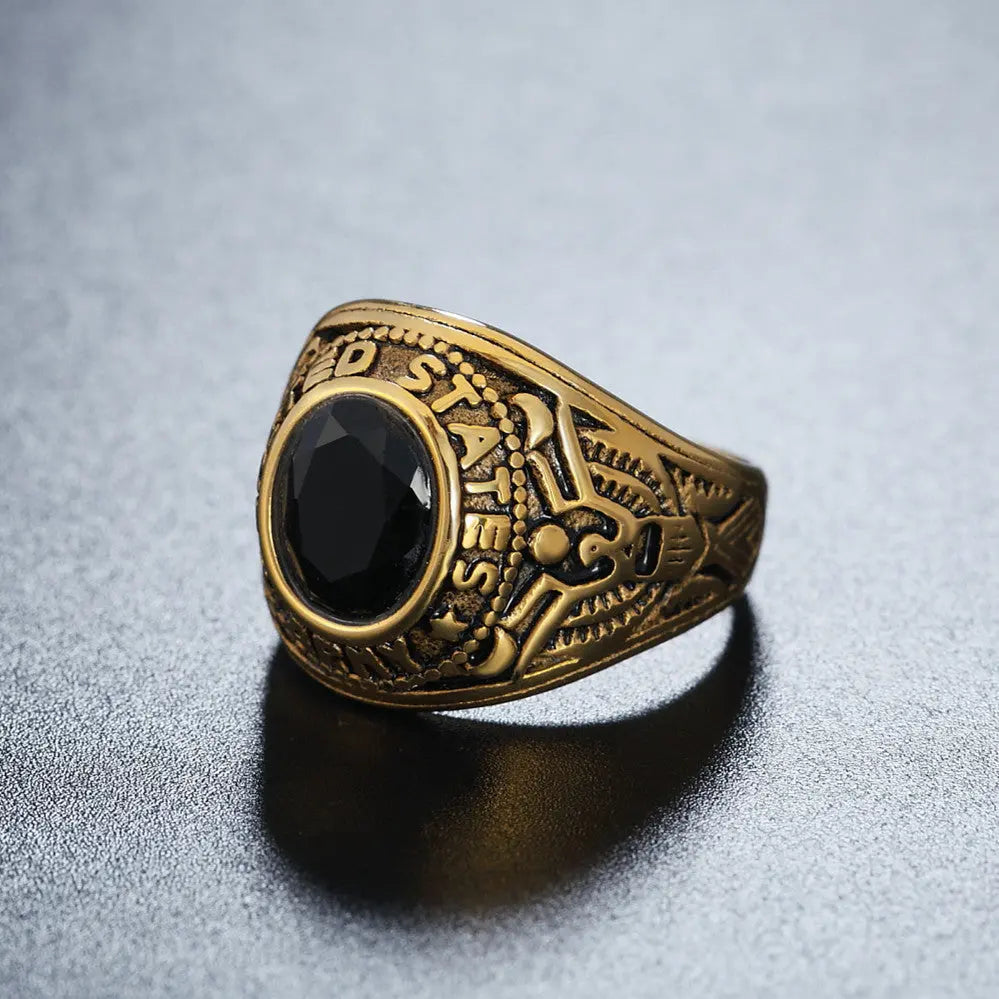 American Soldier Double Eagle Ring - Vrafi Jewelry