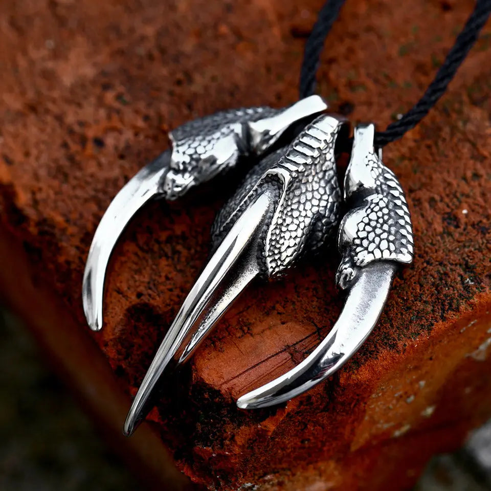 Animal Eagle Claw Stainless Steel Pendant - Vrafi Jewelry