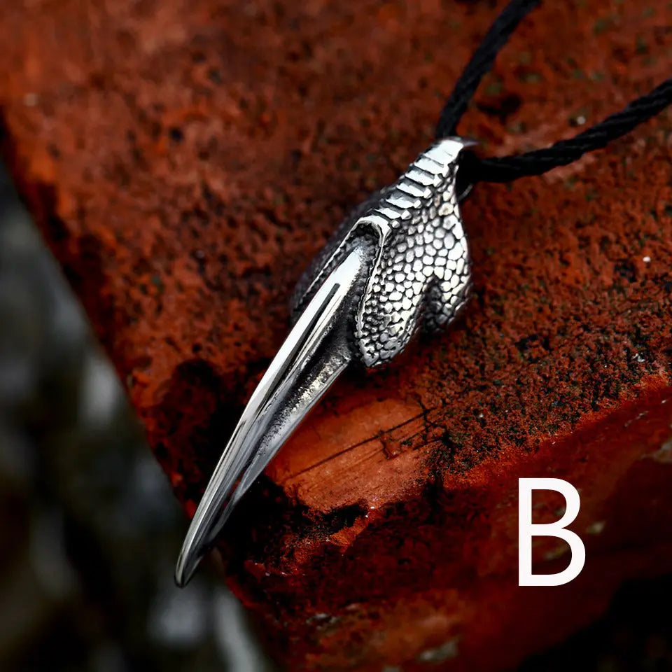 Animal Eagle Claw Stainless Steel Pendant - Vrafi Jewelry