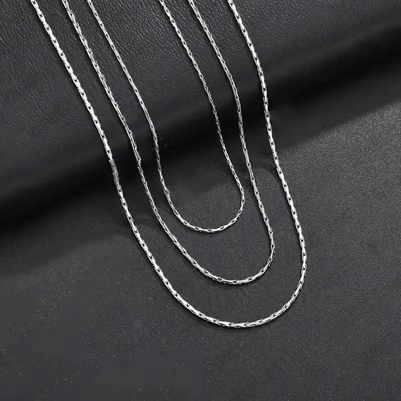 Bamboo Chain Stainless Steel Necklace VRAFI