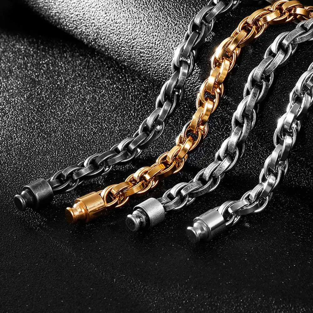 Belcher Chain Stainless Steel Bracelet VRAFI